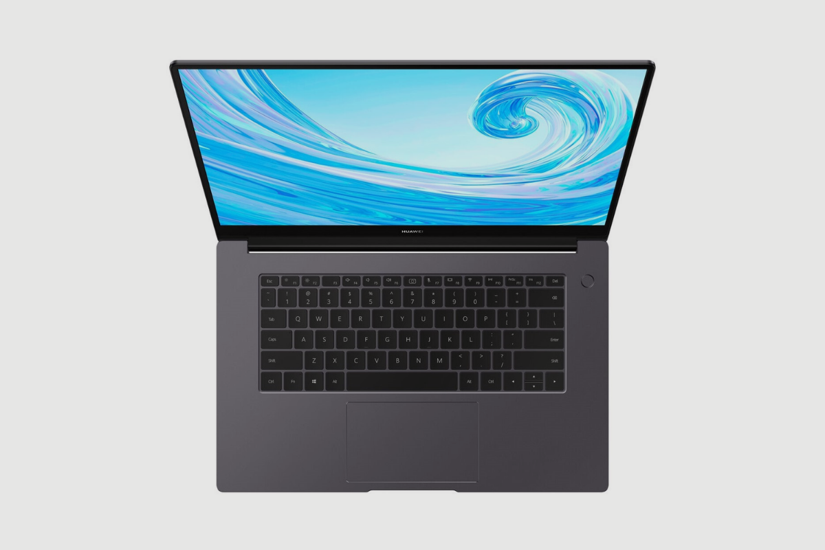 Does the Huawei MateBook D15 laptop use Windows