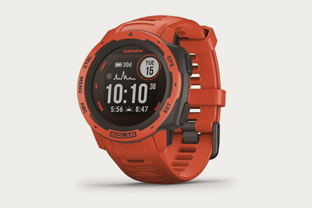 Garmin Instinct Solar, Solar-powered Rugged Outdoor Smartwatch Design
