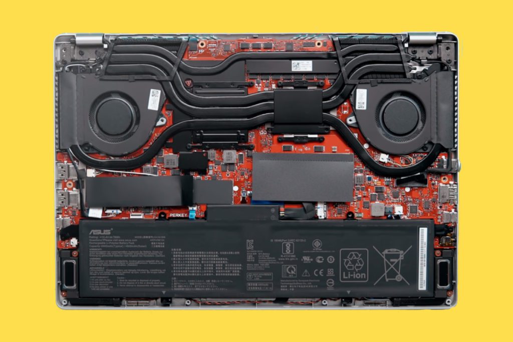 Asus Rog Zephyrus G14 Inside the Laptop