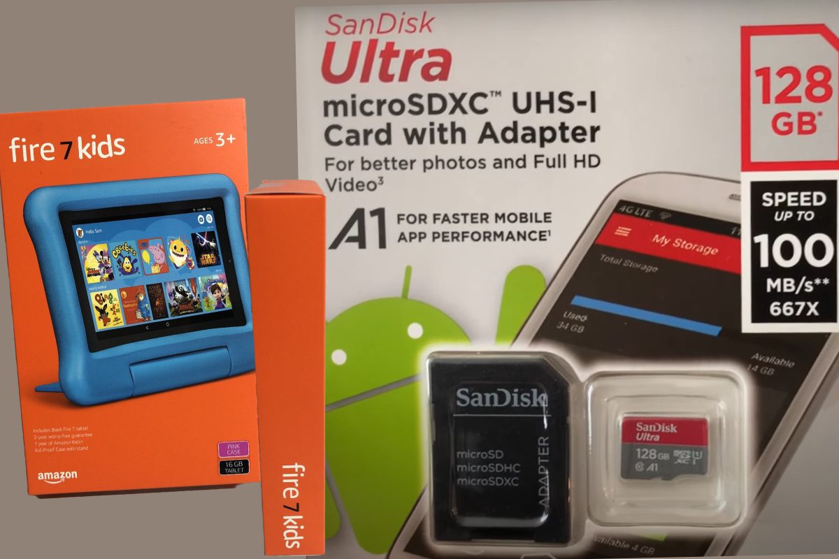 How To Insert An SD Card Into Your Amazon Fire 7 Kids Edition Tablet In 5