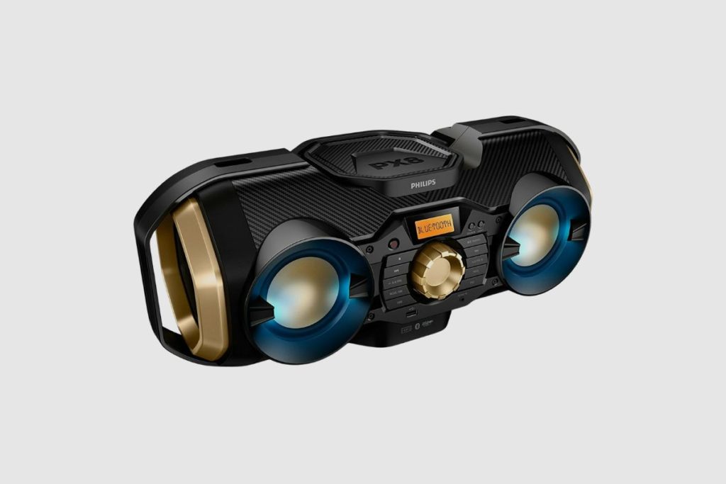 Philips PX840T Bluetooth Boombox Speaker Design