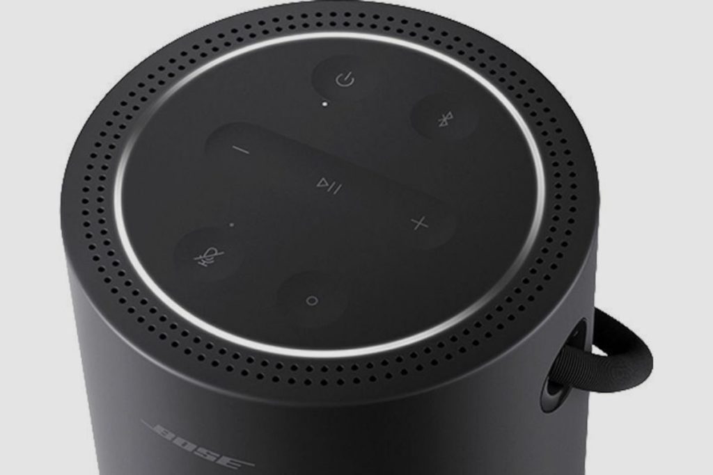 Controls of Bose Portable Smart Speaker