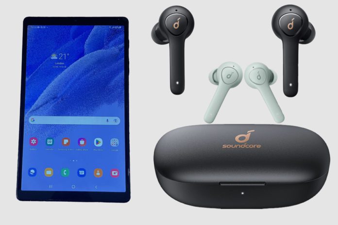 How To Pair Anker Soundcore Life P2 Earbuds To Samsung Galaxy Tab A7 Tablet