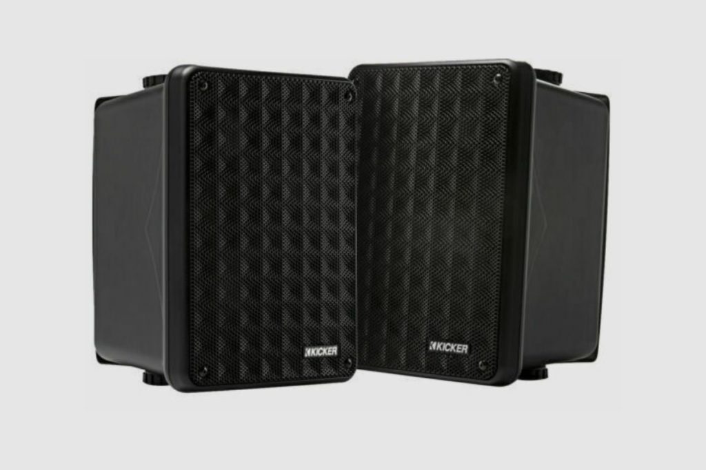 Kicker 4 KB6000 2-way full range high-efficiency speaker - Best Speakers for Epson Projector