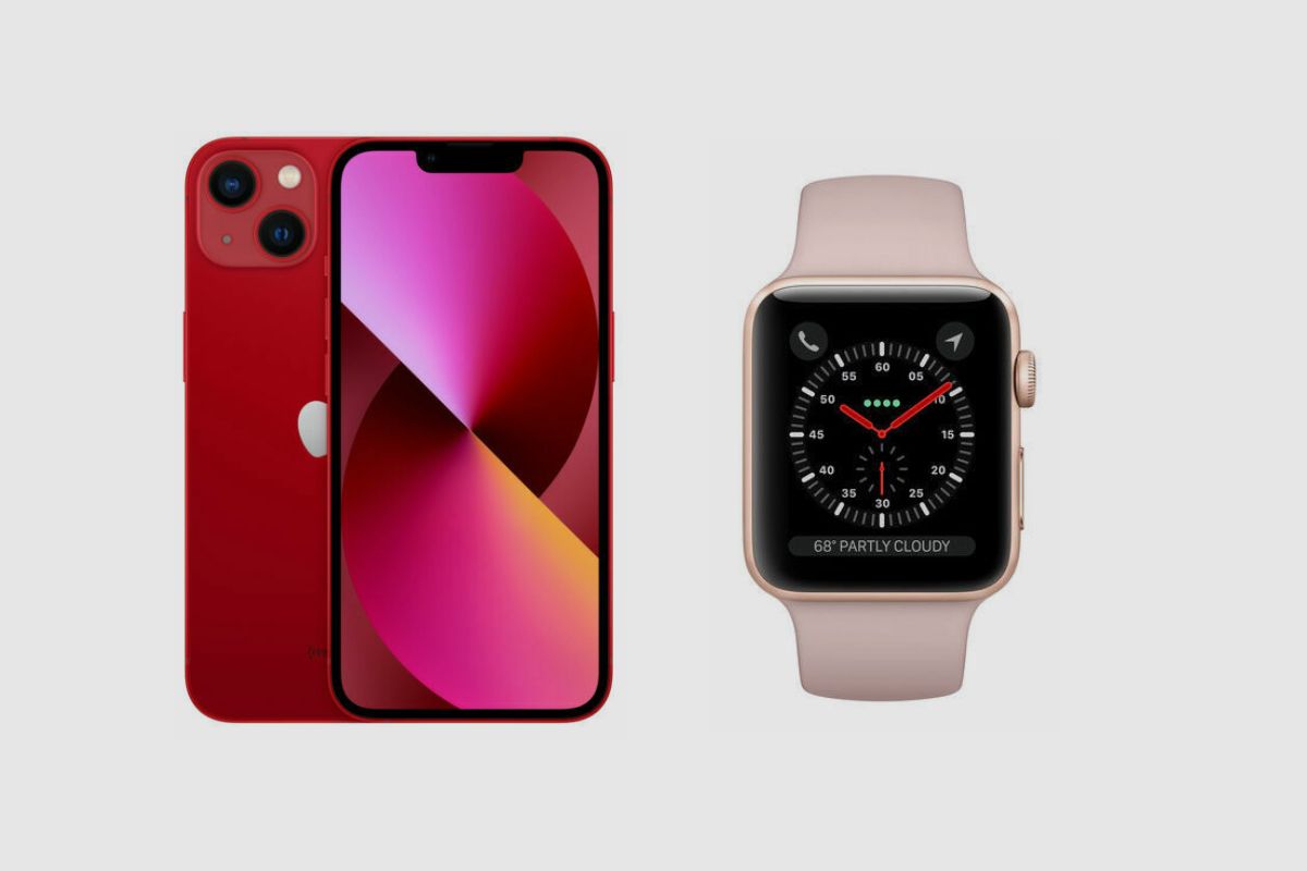 Can you connect Apple Watch series 3 to iPhone 13_