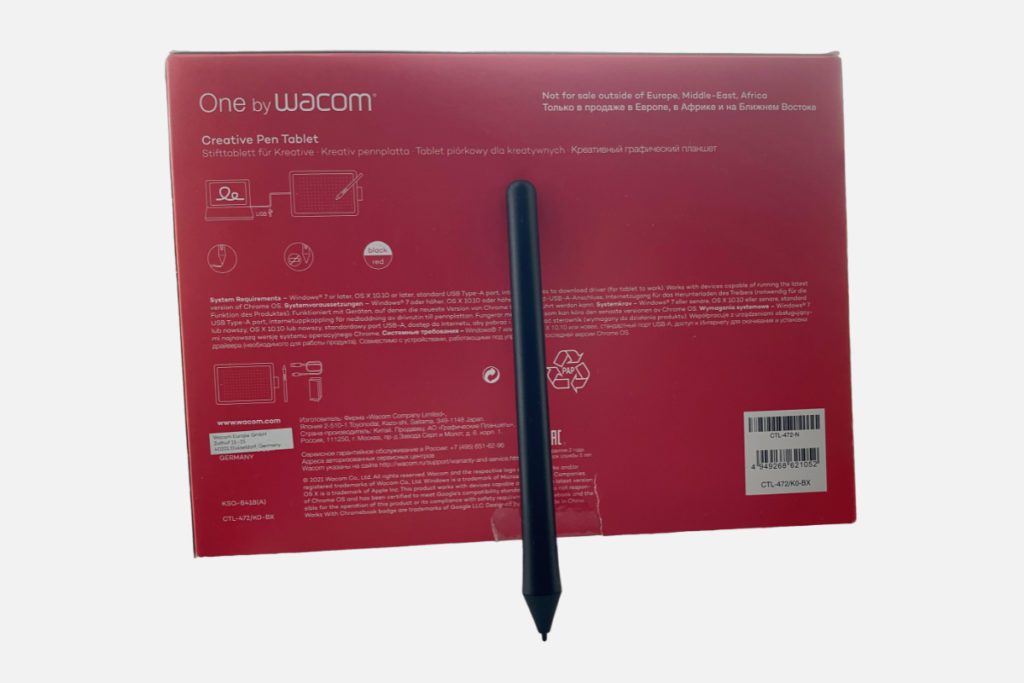 One by Wacom Pressure Sensitivity