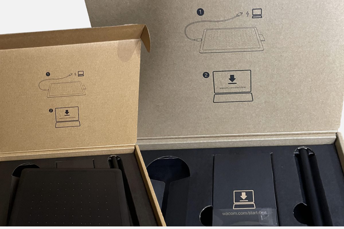 Unboxing the One by Wacom Pen Tablet