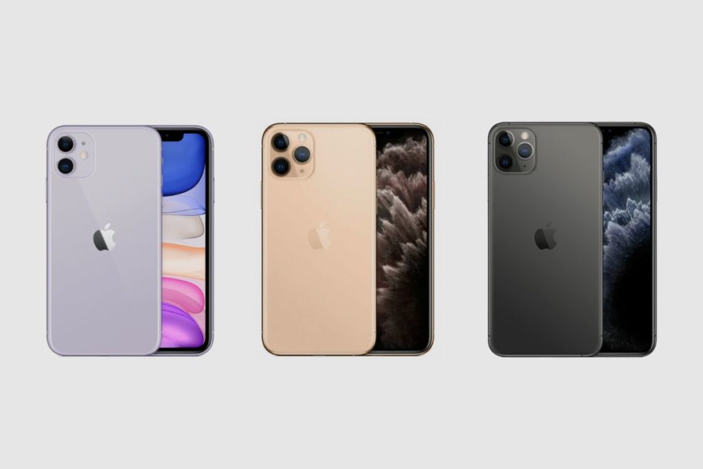 Available series of the Apple iPhone 11