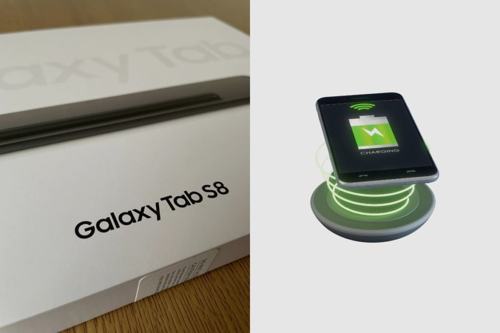 Does Samsung Galaxy Tab S8 have wireless charging