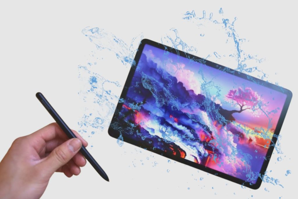 How does the Samsung Galaxy Tab S8 compare to other tablets when it comes to water resistance