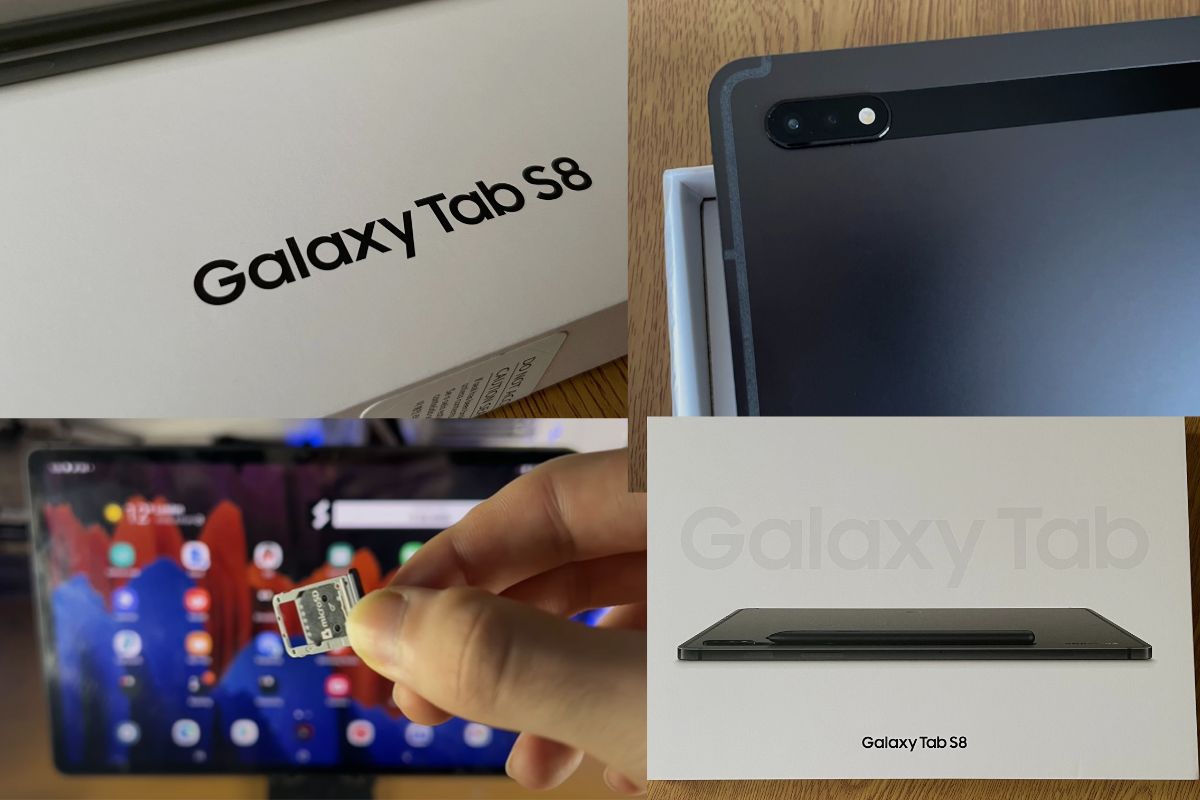 How to insert SIM card in Samsung Galaxy Tab S8