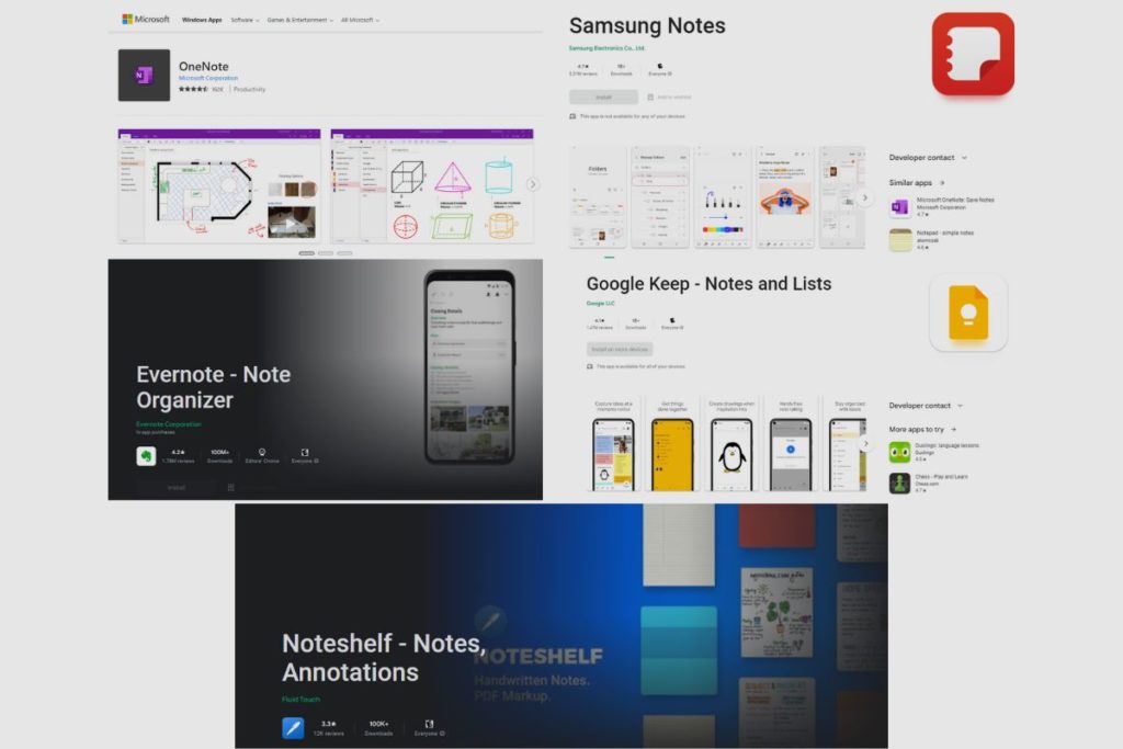What are the best apps for note-taking on the Samsung Galaxy Tab S8