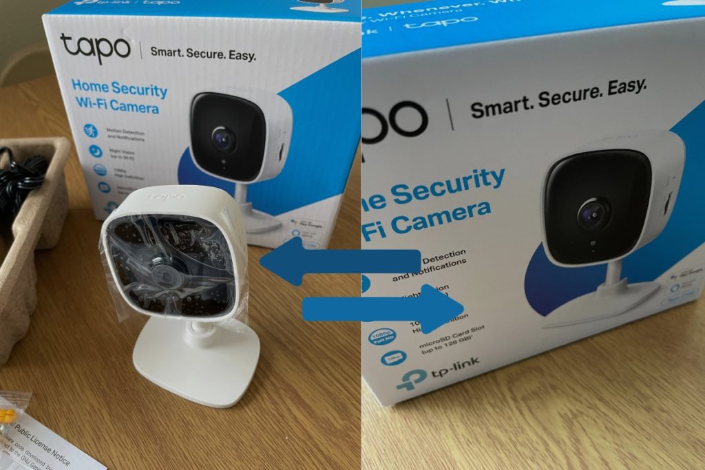 Does the Tapo C100 security camera support two-way audio communication