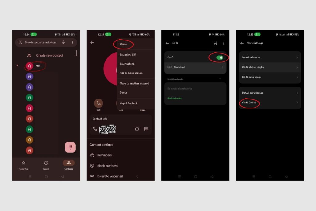 Step-by-Step Guide to Transfer Contacts from Android to Android via WiFi Direct