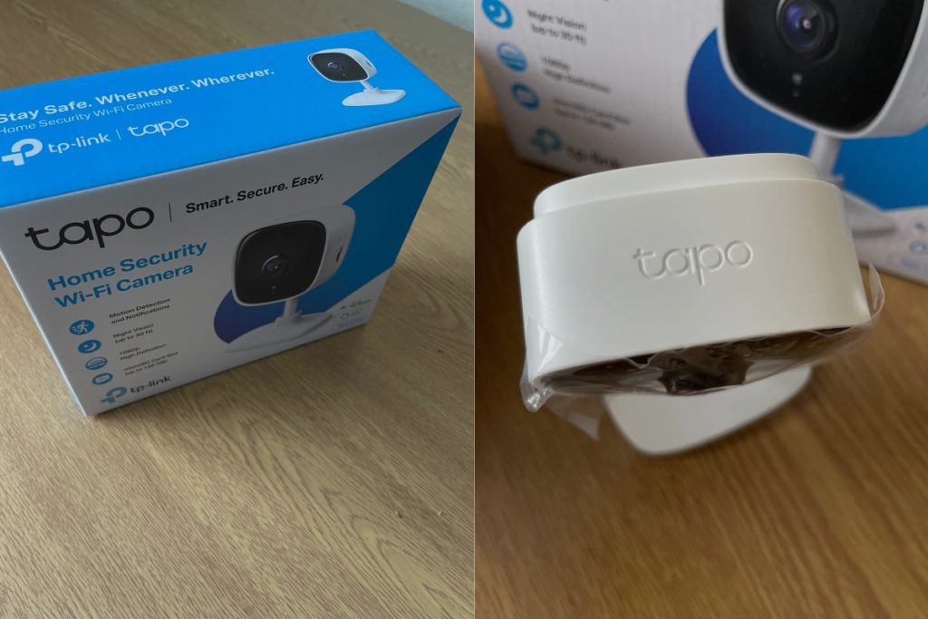 What resolution does the Tapo C100 camera record in (2)