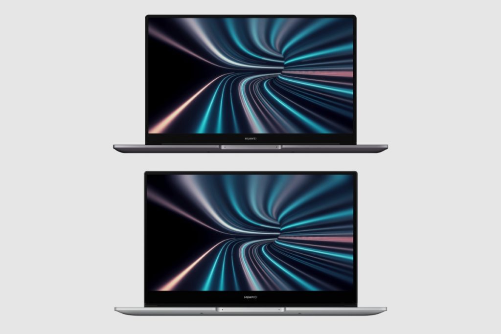 What is the difference in display size and portability between the Huawei D14 and D15