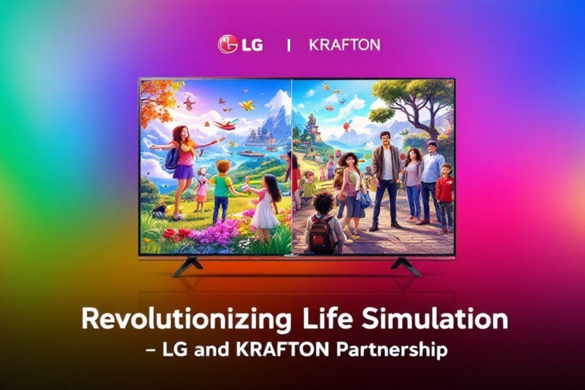 LG Partners with KRAFTON to Revolutionize Life Simulation on TVs
