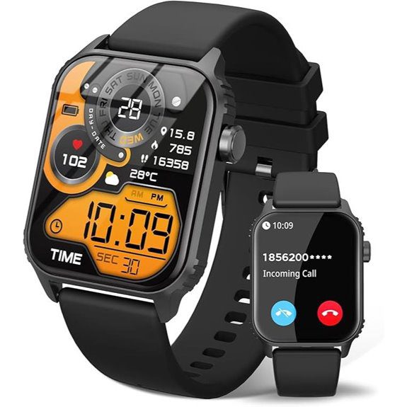 Smart Watch for Men with Bluetooth Call & Music