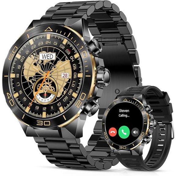 Smart Watch for Men with Call & Health Monitor